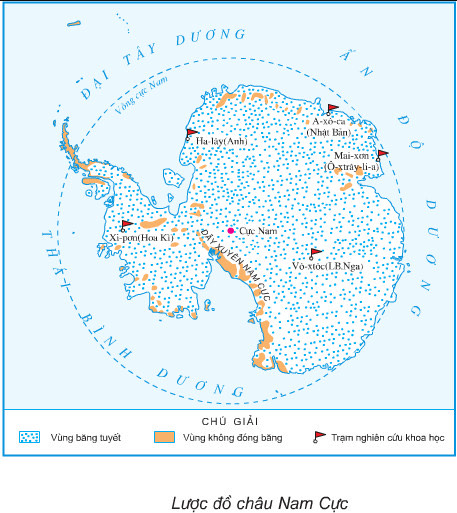 Vở bài tập Địa lí lớp 5 Bài 27: Châu Đại Dương và châu Nam Cực (ảnh 1)