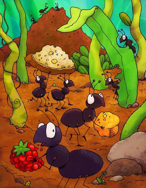 TOP 6 mẫu Tả đàn kiến đang tha mồi về tổ (2024) SIÊU HAY (ảnh 1)