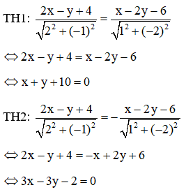 Công thức viết phương trình đường phân giác hay chi tiết nhất - Toán lớp 10 (ảnh 1)