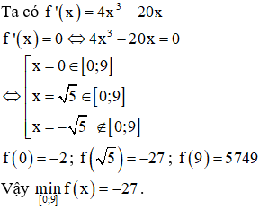 Giá trị lớn nhất, giá trị nhỏ nhất của hàm số và cách giải – Toán lớp 12 (ảnh 1)