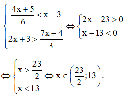 Hệ bất phương trình bậc nhất một ẩn và cách giải bài tập – Toán lớp 10 (ảnh 1)