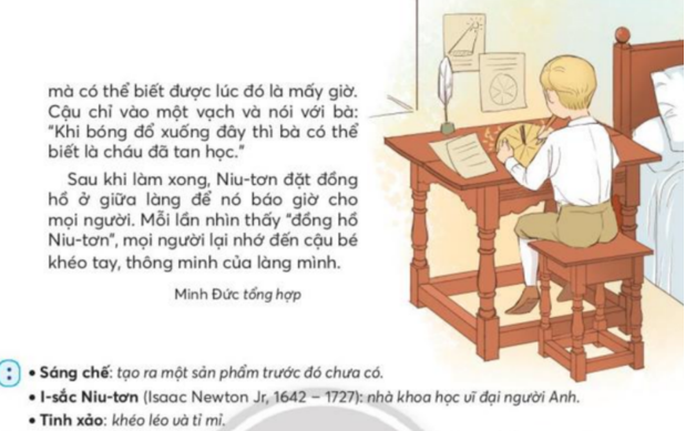 Tiếng Việt lớp 3 Tập 1 Bài 1: Đồng hồ mặt trời – Chân trời sáng tạo (ảnh 1)