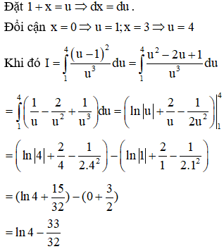 Các phương pháp tính tích phân và cách giải – Toán lớp 12 (ảnh 1)