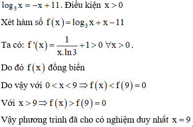 Công thức giải phương trình lôgarit chi tiết nhất - Toán lớp 12 (ảnh 1)