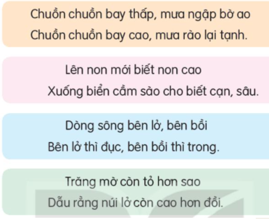 Tiếng Việt lớp 3 Tập 1 Ôn tập và đánh giá cuối học kì I – Kết nối tri thức (ảnh 1)