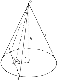 Công thức tính bán kính của hình nón đầy đủ, chi tiết nhất - Toán lớp 12 (ảnh 1)