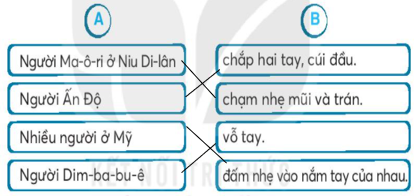 Vở bài tập Tiếng Việt lớp 2 trang 42 , 43 Bài 17: Những cách chào độc đáo lớp 2 – Kết nối tri thức (ảnh 1)
