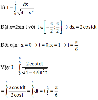 Công thức tính tích phân hàm vô tỉ đầy đủ, chi tiết nhất - Toán lớp 12 (ảnh 1)