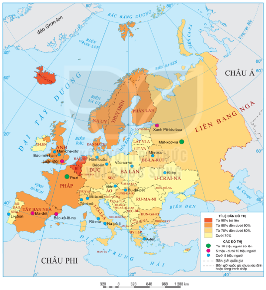 Lý thuyết Địa Lí 6 Bài 2: Đặc điểm dân cư, xã hội Châu Âu - Kết nối tri thức (ảnh 1)
