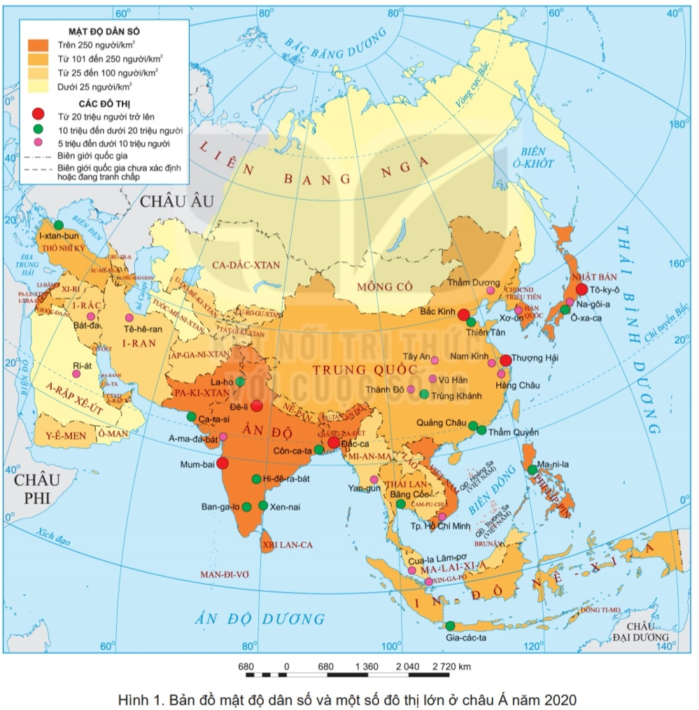 Lý thuyết Địa Lí 7 Bài 6: Đặc điểm dân cư, xã hội Châu Á - Kết nối tri thức (ảnh 1)