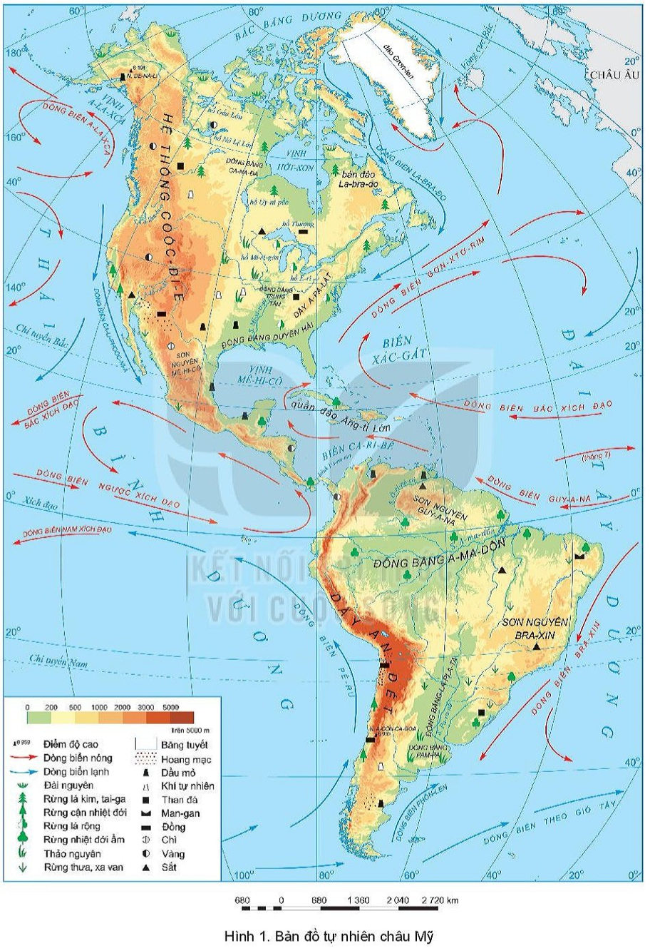 Lý thuyết Địa Lí 7 Bài 13: Vị trí địa lí, phạm vi Châu Mỹ, sự phát triển ra Châu Mỹ - Kết nối tri thức (ảnh 1)