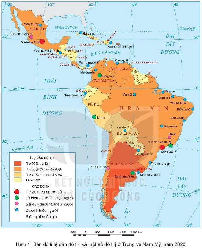 Lý thuyết Địa Lí 7 Bài 17: Đặc điểm dân cư, xã hội Trung và Nam Mỹ - Kết nối tri thức (ảnh 1)