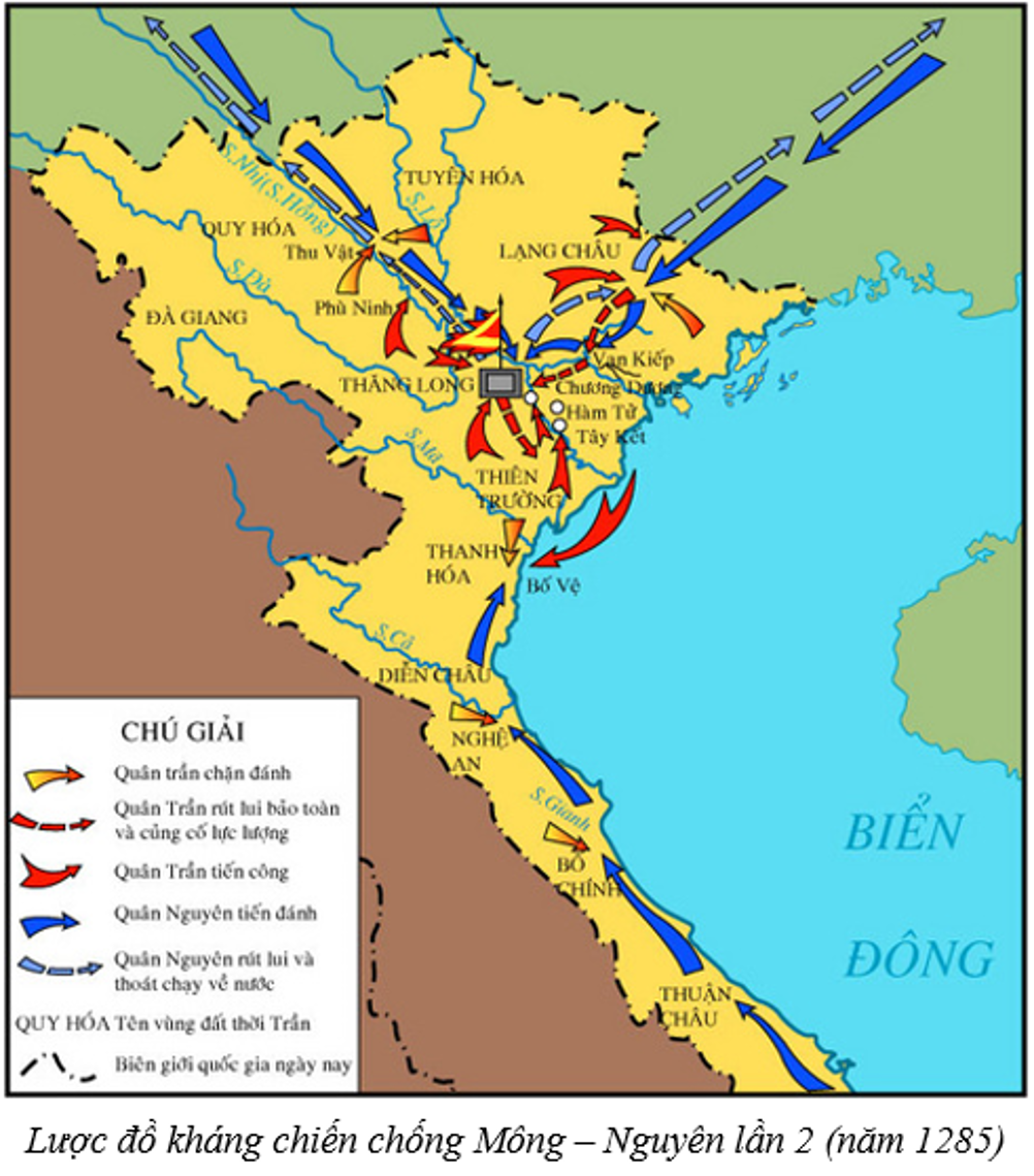 Lý thuyết Lịch Sử 7 Bài 14: Ba lần kháng chiến chống quân xâm lược Mông - Nguyên - Kết nối tri thức (ảnh 1)