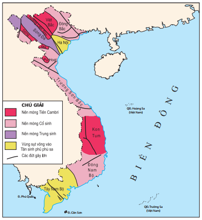 Lý thuyết Lịch sử phát triển của tự nhiên Việt Nam | Địa lí lớp 8 (ảnh 1)