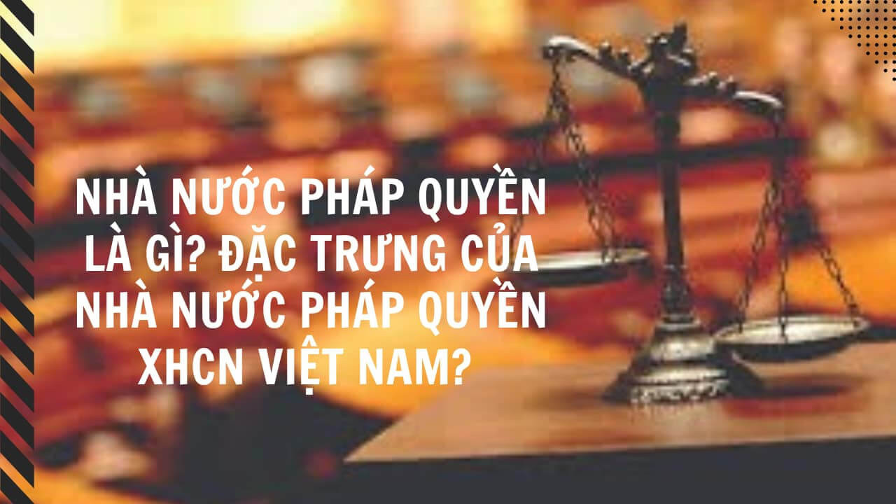 Nhà nước pháp quyền là gì? Các đặc trưng của nhà nước pháp quyền xã hội chủ nghĩa Việt Nam hiện nay?