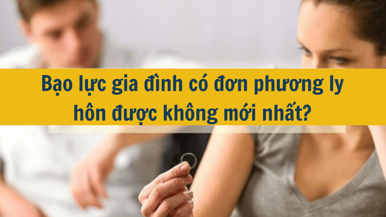 Bạo lực gia đình có đơn phương ly hôn được không mới nhất 2025?