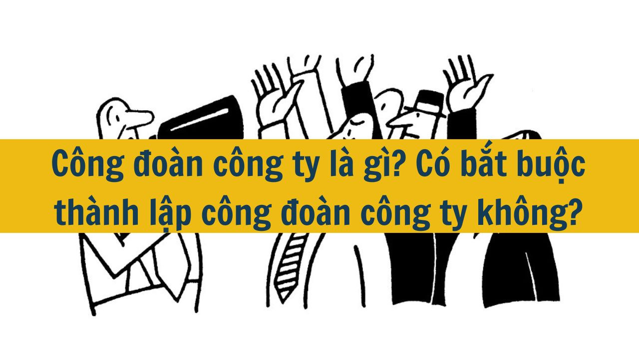C&ocirc;ng đo&agrave;n c&ocirc;ng ty l&agrave; g&igrave;? C&oacute; bắt buộc th&agrave;nh lập c&ocirc;ng đo&agrave;n c&ocirc;ng ty kh&ocirc;ng?