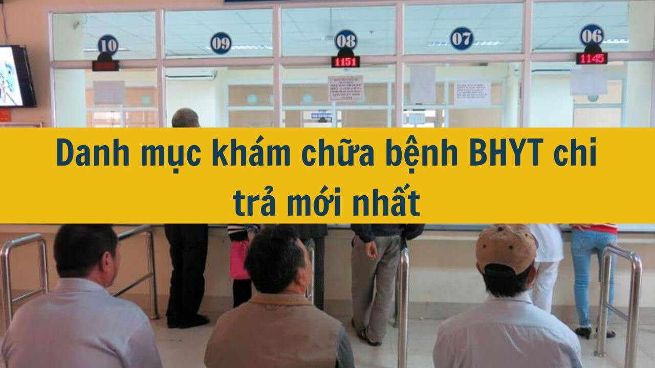 Danh mục kh&aacute;m chữa bệnh BHYT chi trả mới nhất 2025
