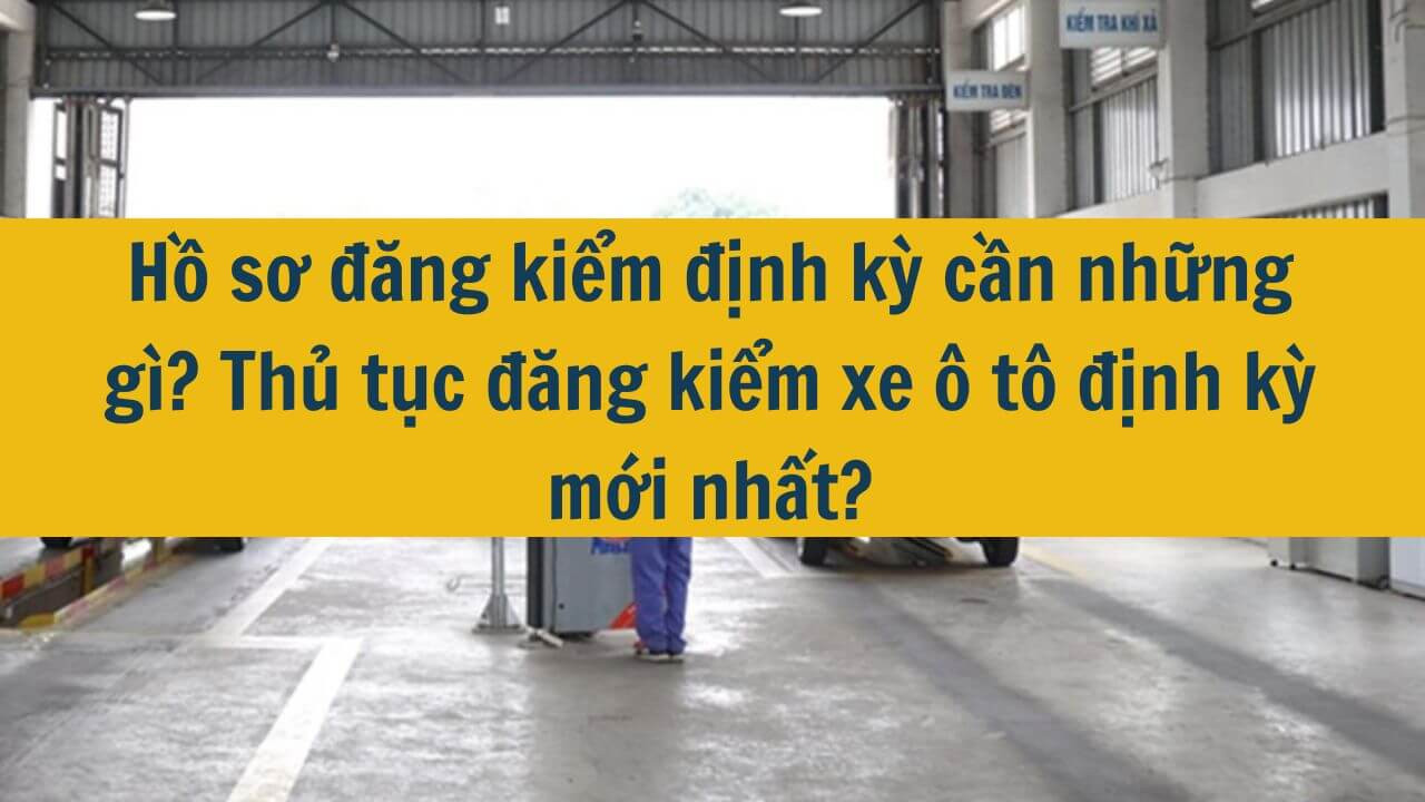 Hồ sơ đăng kiểm định kỳ cần những gì? Thủ tục đăng kiểm xe ô tô định kỳ mới nhất 2025?