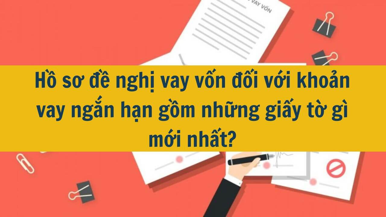 Hồ sơ đề nghị vay vốn đối với khoản vay ngắn hạn gồm những giấy tờ g&igrave; mới nhất 2025?