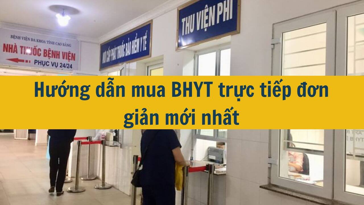 Hướng dẫn mua BHYT trực tiếp đơn giản mới nhất 2025