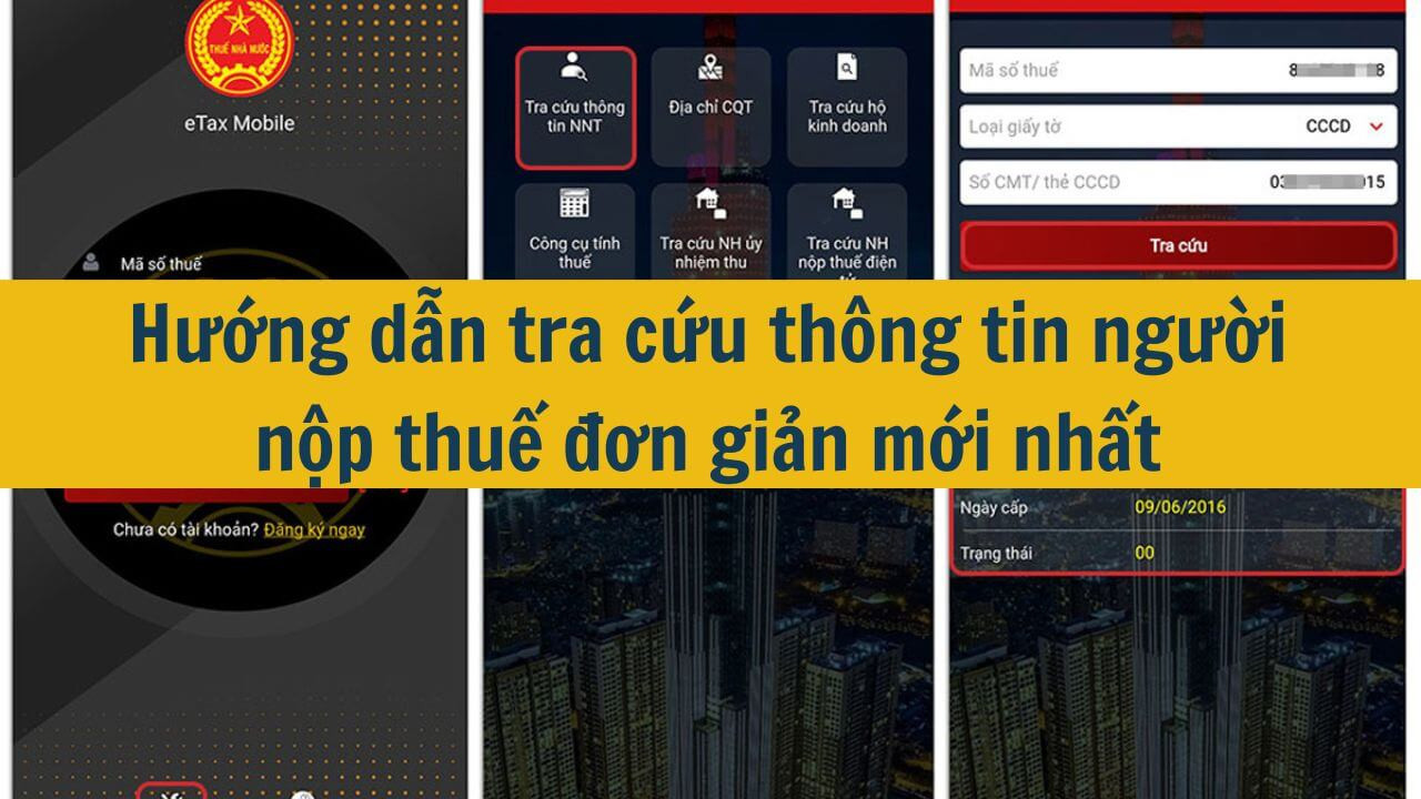 Hướng dẫn tra cứu th&ocirc;ng tin người nộp thuế đơn giản mới nhất 2025