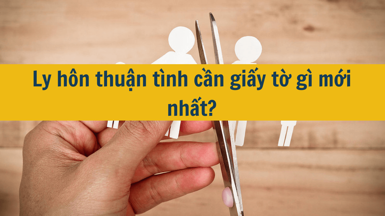 Ly hôn thuận tình cần giấy tờ gì mới nhất 2025?