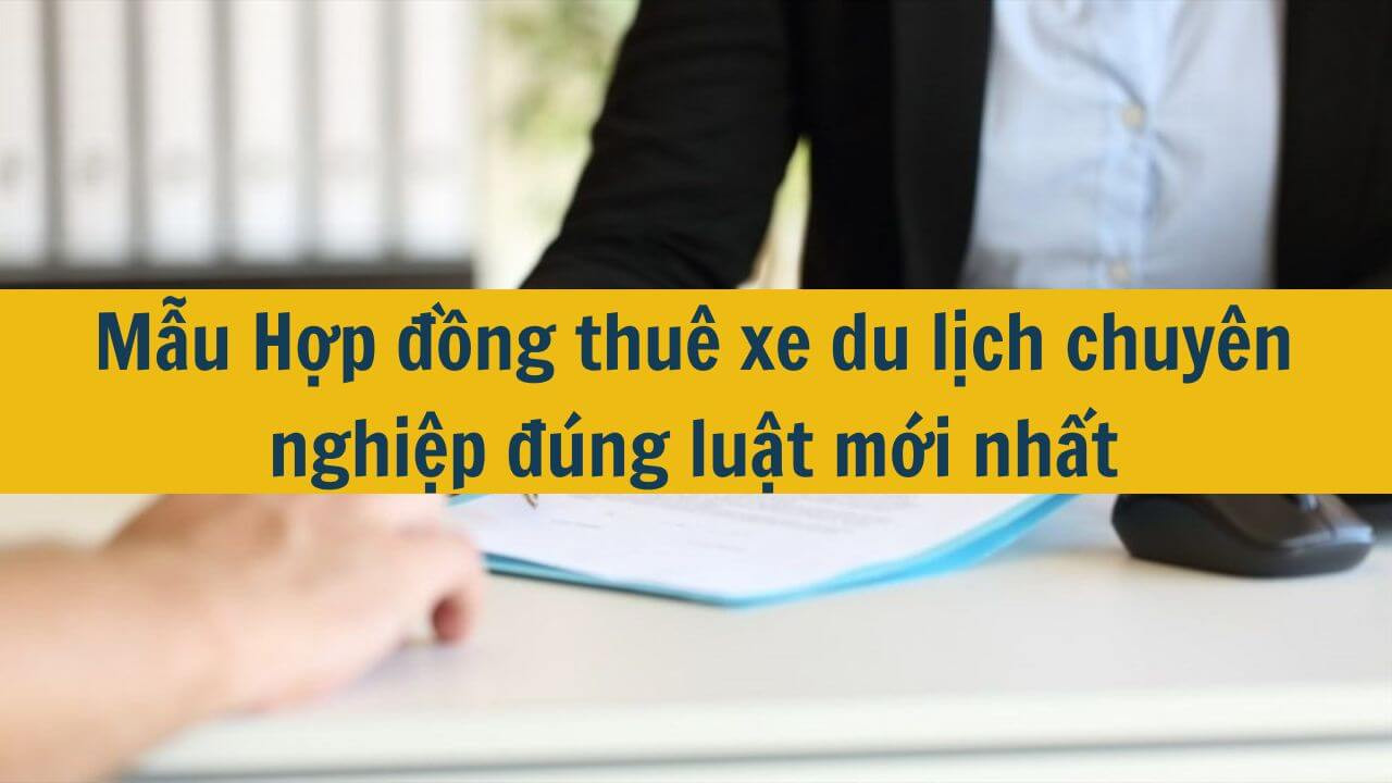 Mẫu Hợp đồng thu&ecirc; xe du lịch chuy&ecirc;n nghiệp đ&uacute;ng luật mới nhất 2025