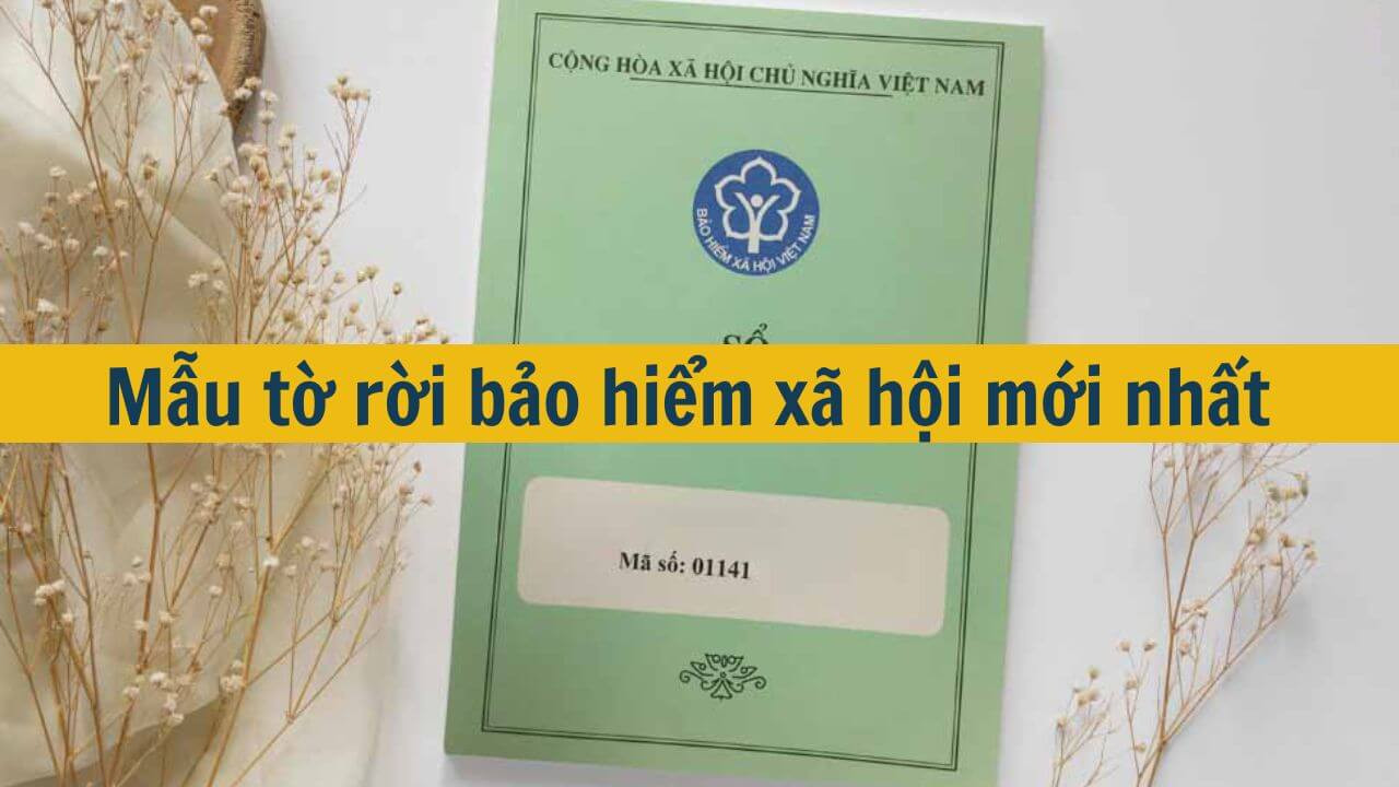 Mẫu tờ rời bảo hiểm x&atilde; hội mới nhất 2025