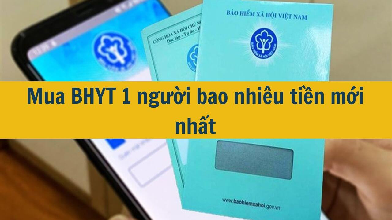 Mua BHYT 1 người bao nhi&ecirc;u tiền mới nhất 2025