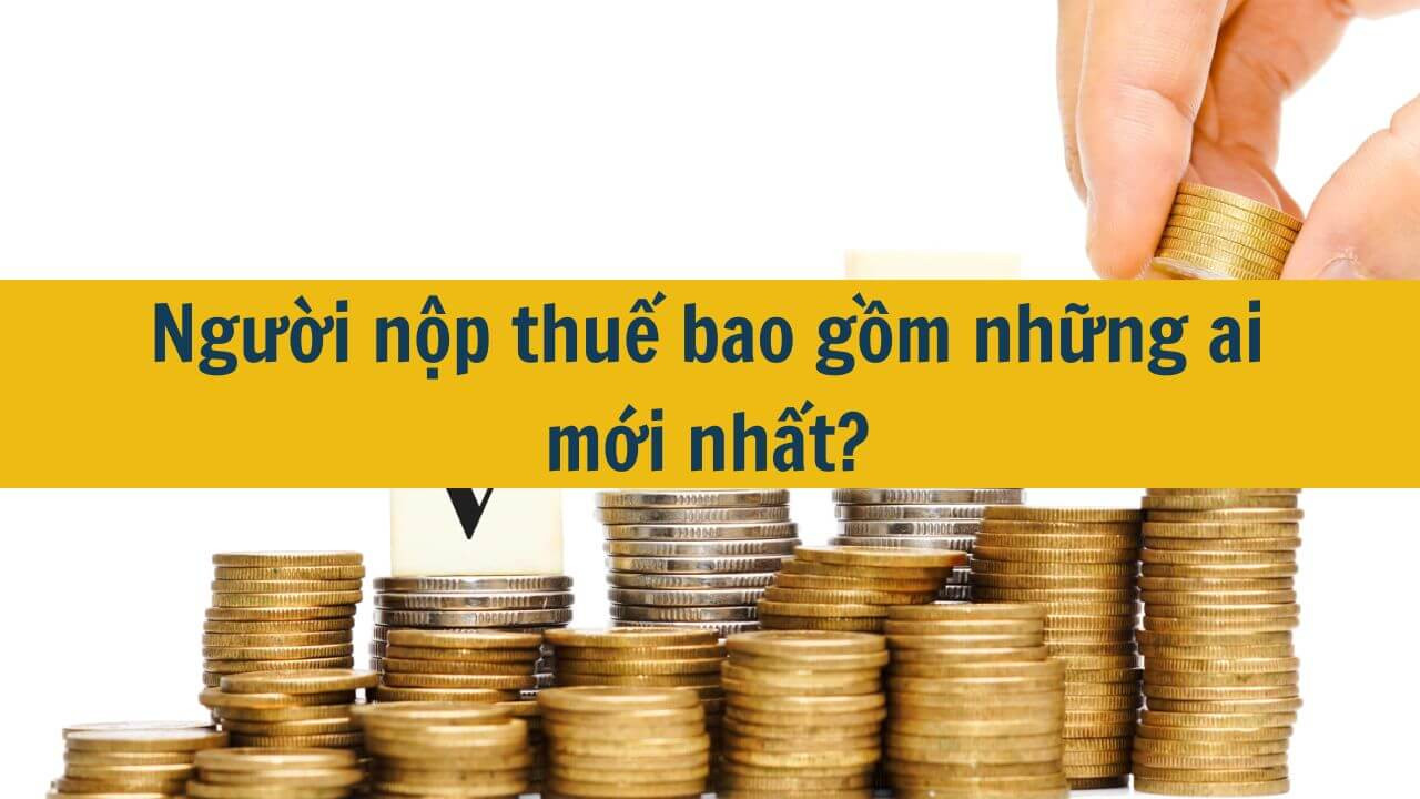 Người nộp thuế bao gồm những ai mới nhất 2025?