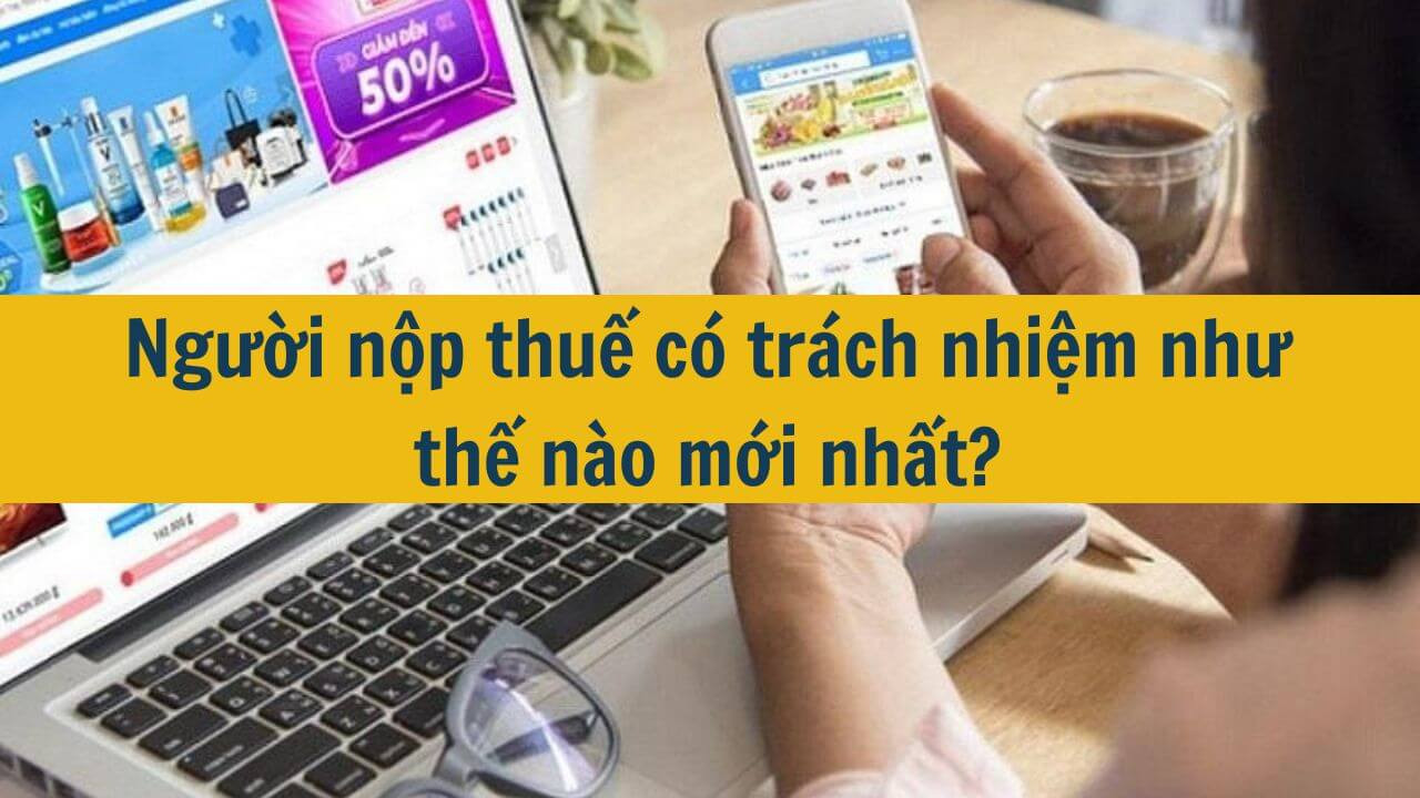Người nộp thuế c&oacute; tr&aacute;ch nhiệm như thế n&agrave;o mới nhất 2025?