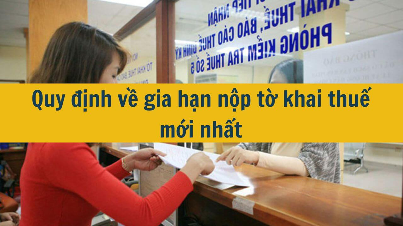 Quy định về gia hạn nộp tờ khai thuế mới nhất 2025