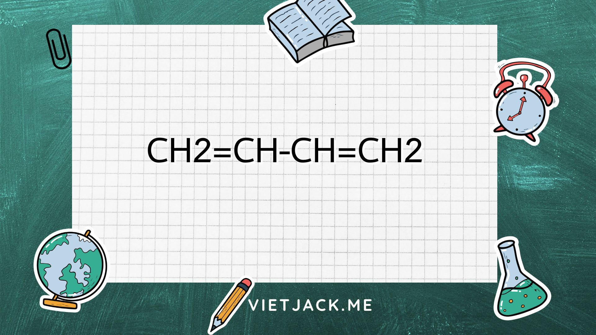 CH2=CH-CH=CH2 ra (-CH2-CH=CH-CH2-)n l CH2=CH-CH=CH2 → (-CH2-CH=CH-CH2-)n | Ankadien ra Caosu buna (ảnh 1)