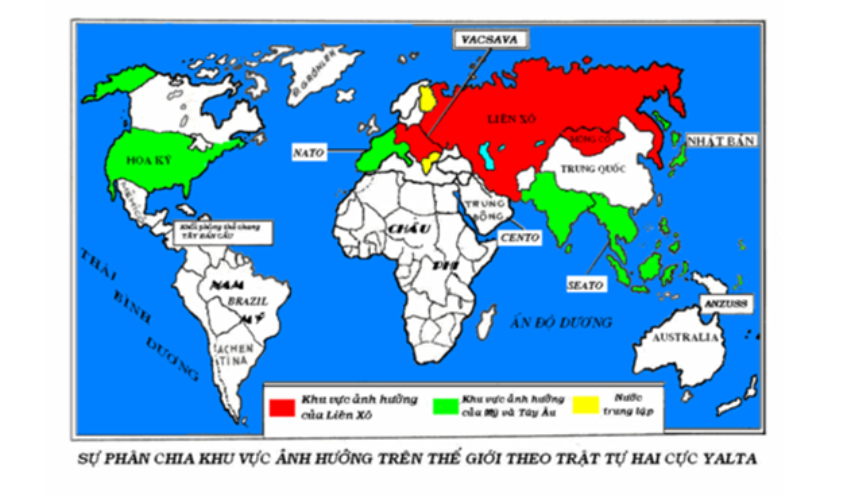 Nội dung nào sau đây không phải là quyết định của Hội nghị Ianta (tháng 2/1945)? (ảnh 1)