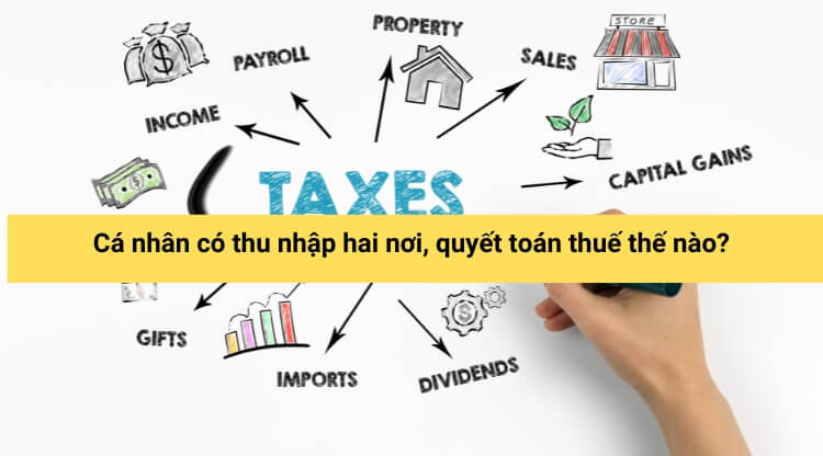 Cá nhân có thu nhập hai nơi, quyết toán thuế thế nào?