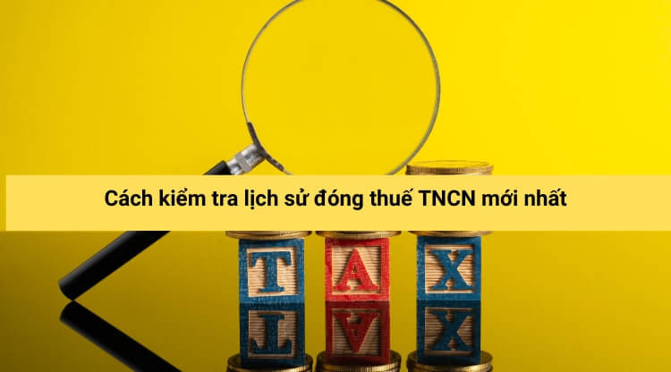 Cách kiểm tra lịch sử đóng thuế TNCN mới nhất