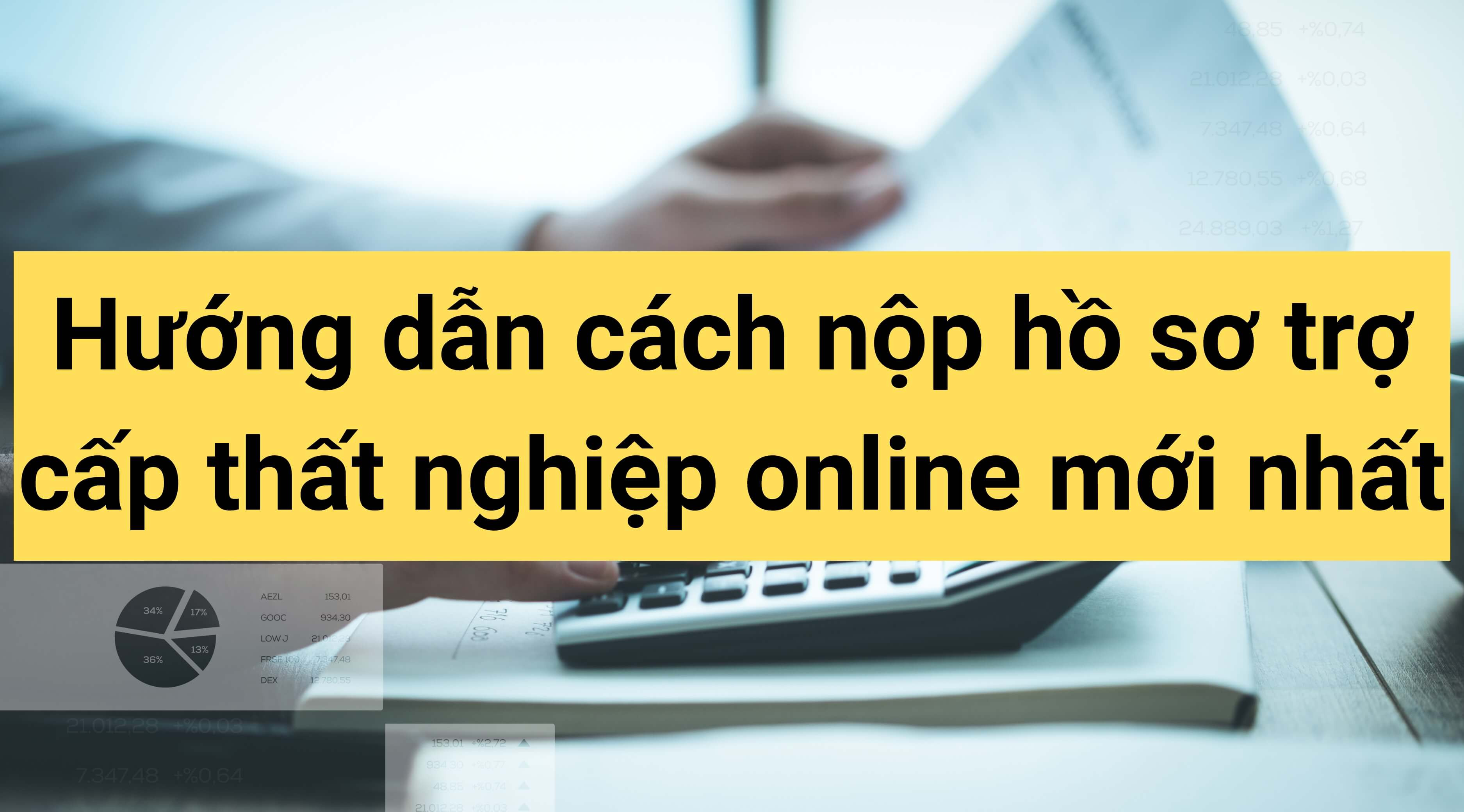 Hướng dẫn cách nộp hồ sơ trợ cấp thất nghiệp online mới nhất