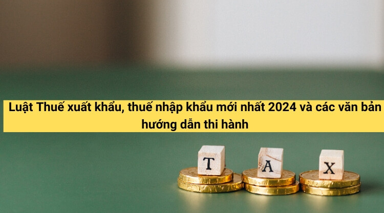 Luật Thuế xuất khẩu, thuế nhập khẩu mới nhất 2024 và các văn bản hướng dẫn thi hành