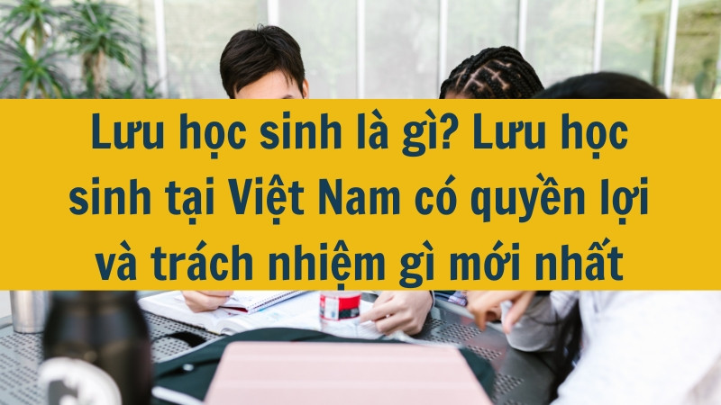 Lưu học sinh l&agrave; g&igrave;? Lưu học sinh tại Việt Nam c&oacute; quyền lợi v&agrave; tr&aacute;ch nhiệm g&igrave; mới nhất