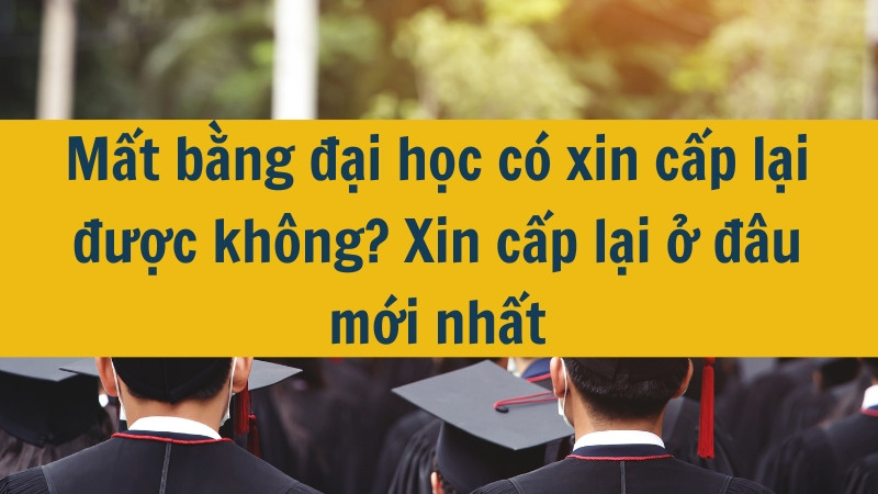 Mất bằng đại học c&oacute; xin cấp lại được kh&ocirc;ng? Xin cấp lại ở đ&acirc;u mới nhất