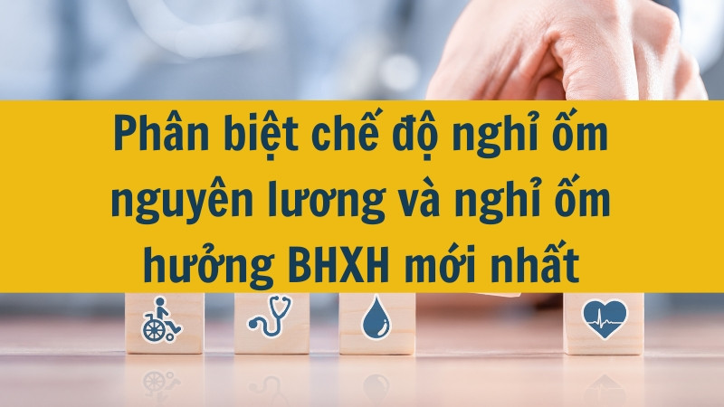 Phân biệt chế độ nghỉ ốm nguyên lương và nghỉ ốm hưởng BHXH mới nhất