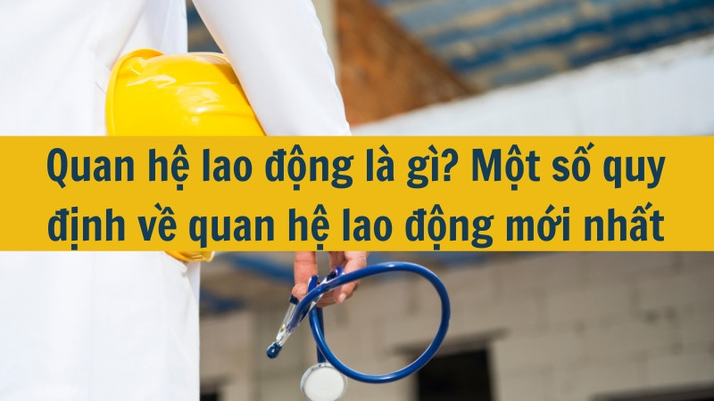 Quan hệ lao động l&agrave; g&igrave;? Một số quy định về quan hệ lao động mới nhất