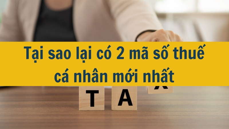 Tại sao lại có 2 mã số thuế cá nhân mới nhất