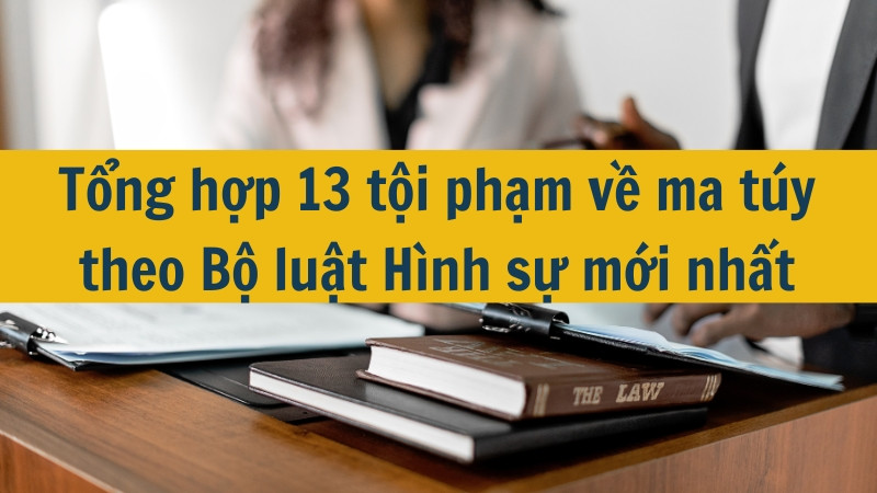 Tổng hợp 13 tội phạm về ma t&uacute;y theo Bộ luật H&igrave;nh sự mới nhất