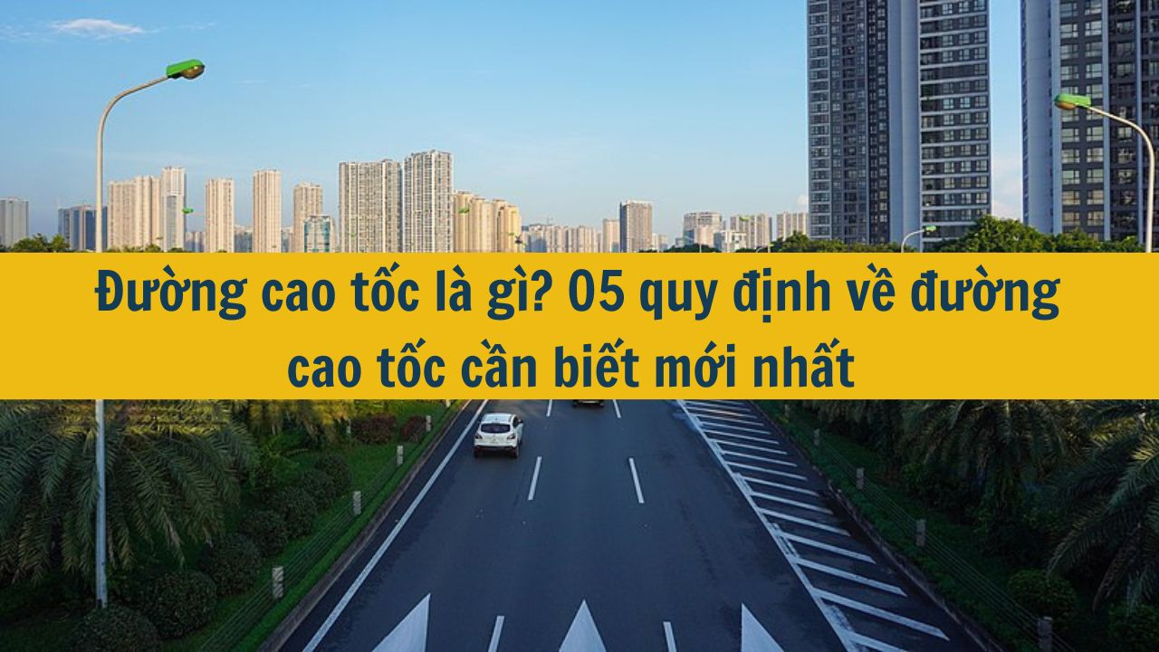 Đường cao tốc l&agrave; g&igrave;? 05 quy định về đường cao tốc cần biết mới nhất 2025 (ảnh 1)