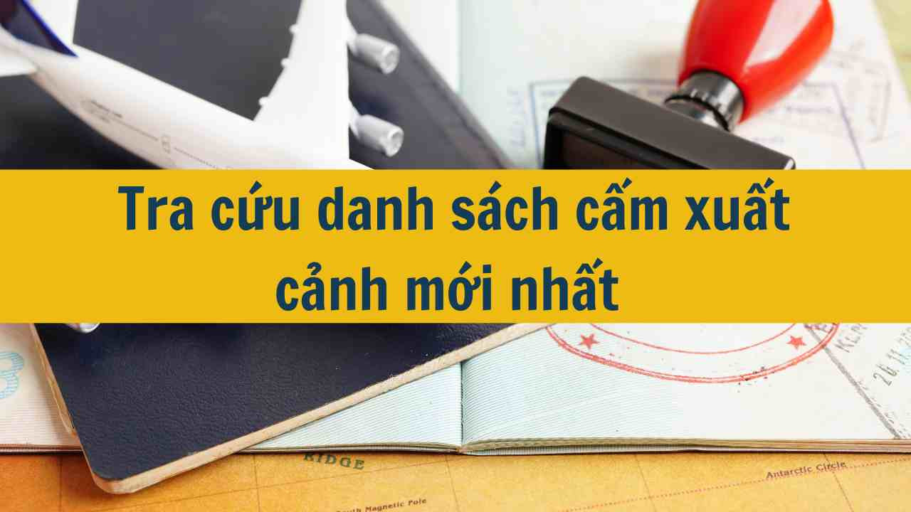 Tra cứu danh sách cấm xuất cảnh mới nhất 2025