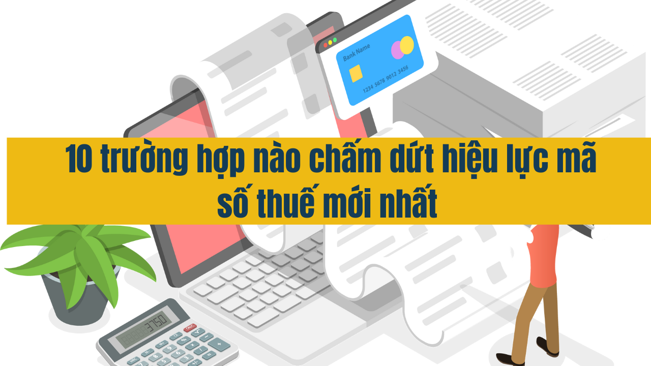 10 trường hợp nào chấm dứt hiệu lực mã số thuế mới nhất năm 2025