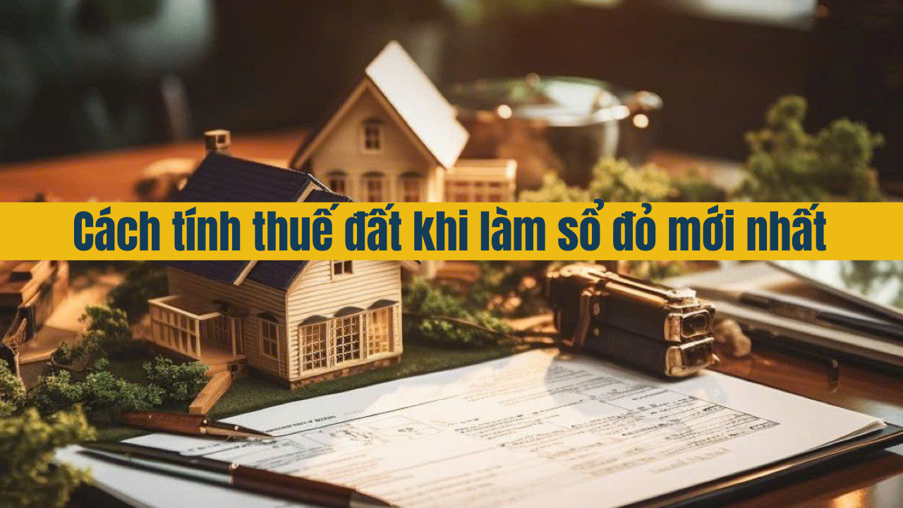 Cách tính thuế đất khi làm sổ đổ mới nhất 2025