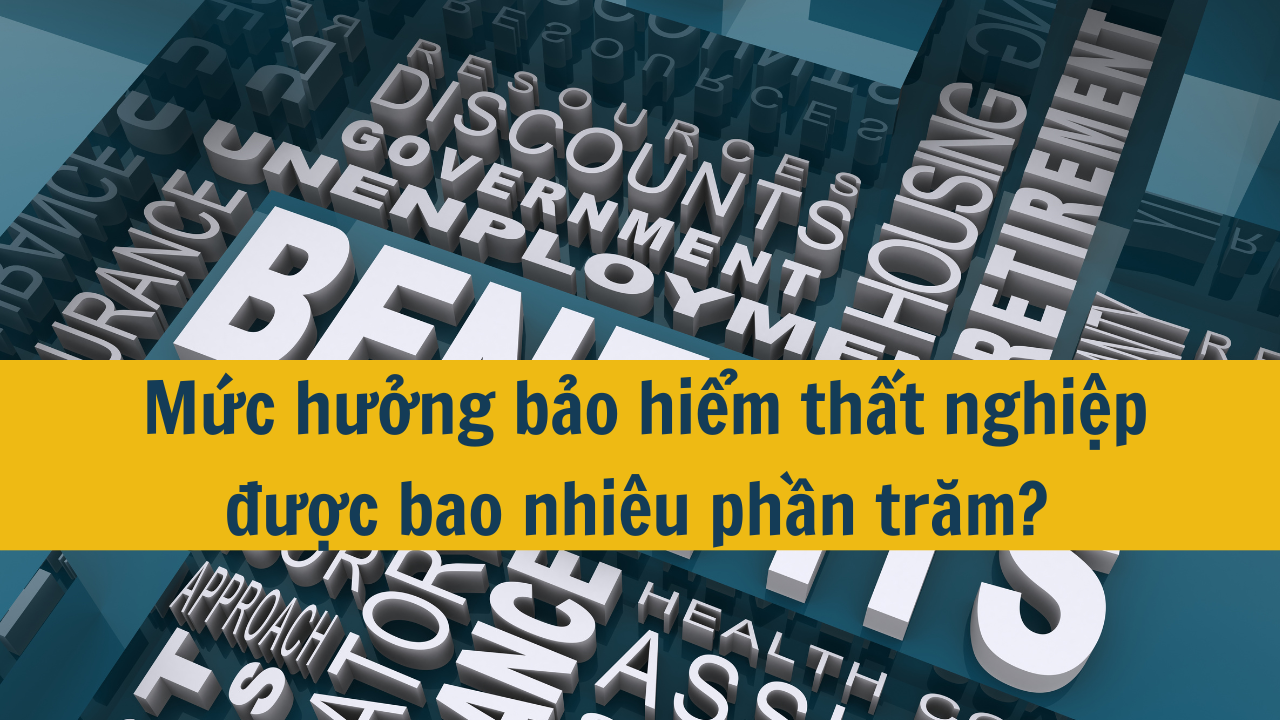 Mức hưởng bảo hiểm thất nghiệp được bao nhiêu phần trăm?